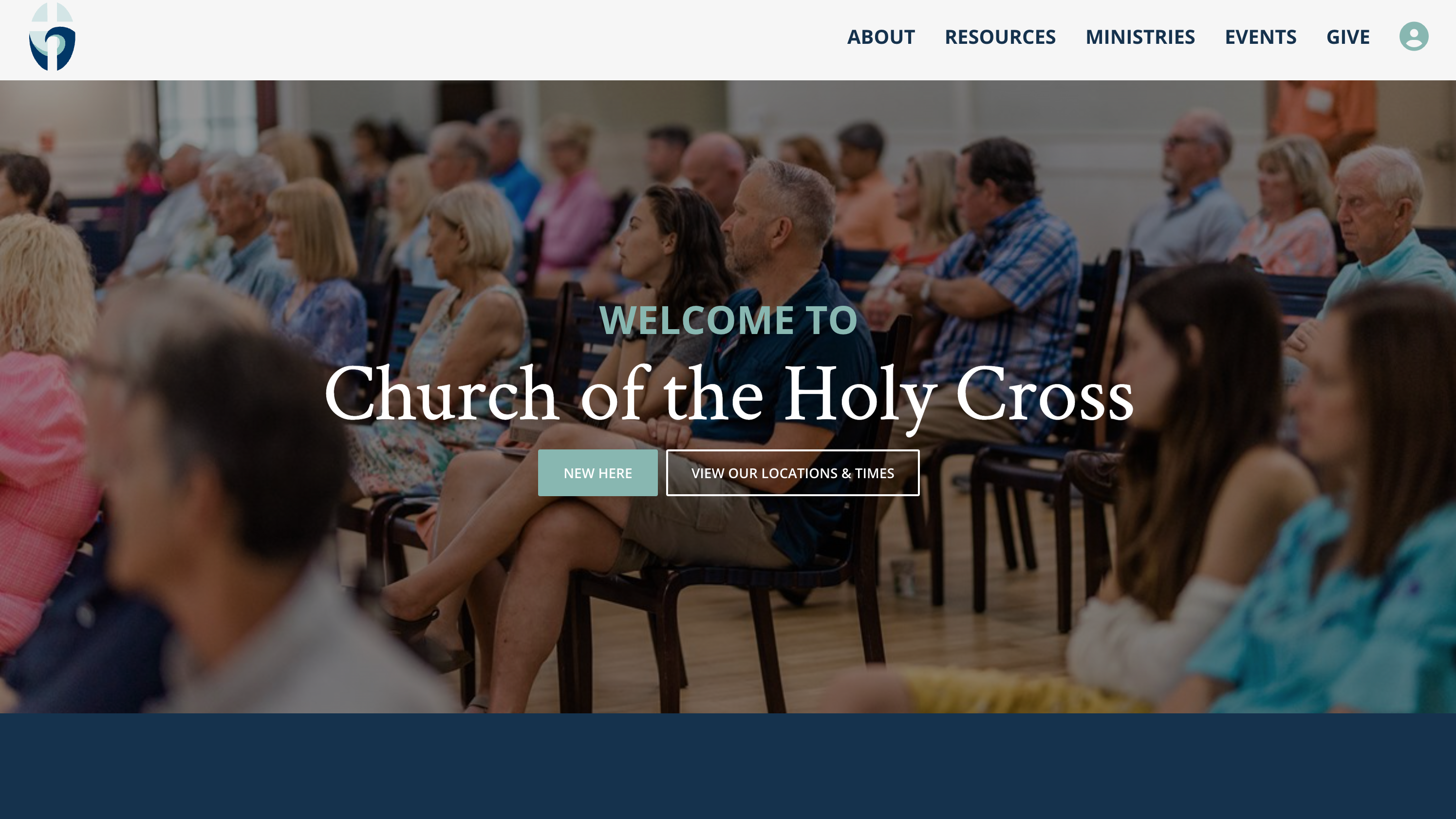 Website image from Church of the Holy Cross located in Daniel Island & Sullivan's Island, SC.